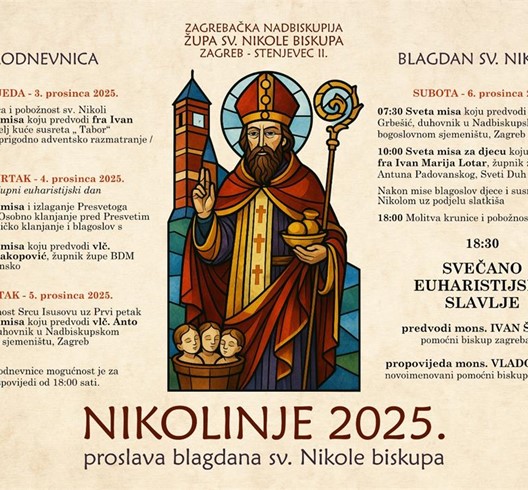 Trodnevnica uoči župnog blagdana sv. Nikole u zagrebačkom Stenjevcu